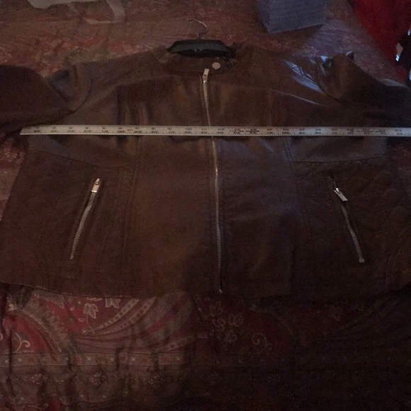 NWT Faux Leather Moto Jacket - Picture 4 of 4